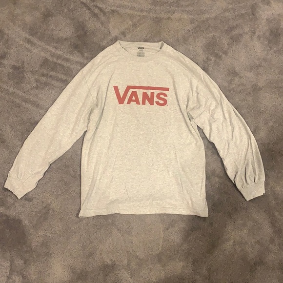 Vans Long Sleeve Logo Shirt Size L - Picture 1 of 4